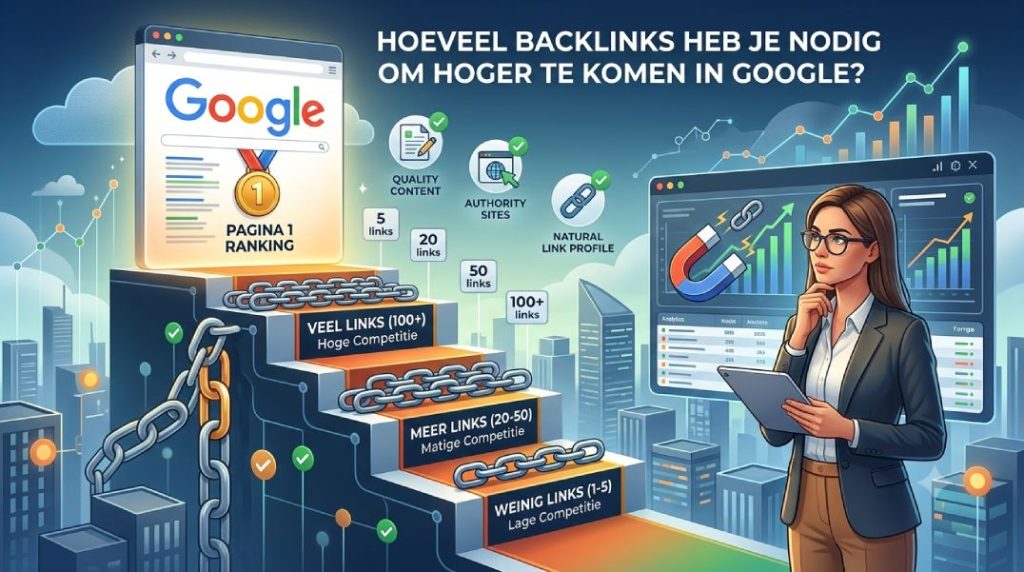image Hoeveel backlinks heb je nodig om hoger